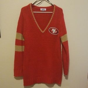 San Francisco 49er sweater dress